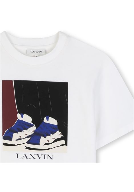 T-shirt con stampa LANVIN KIDS | N30427117